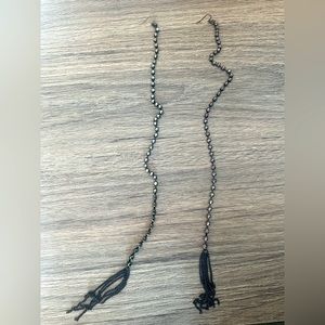 Express shoulder length earrings